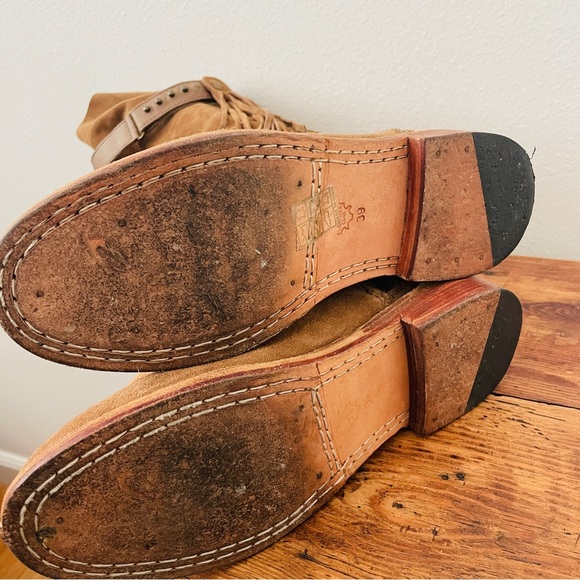 Free People Sayre Mid Boots Fringe Boho Festival - Picture 10 of 11